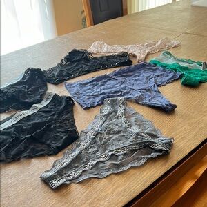 Lace and Cotton Panty Set Victoria secret 
Gently worn like new